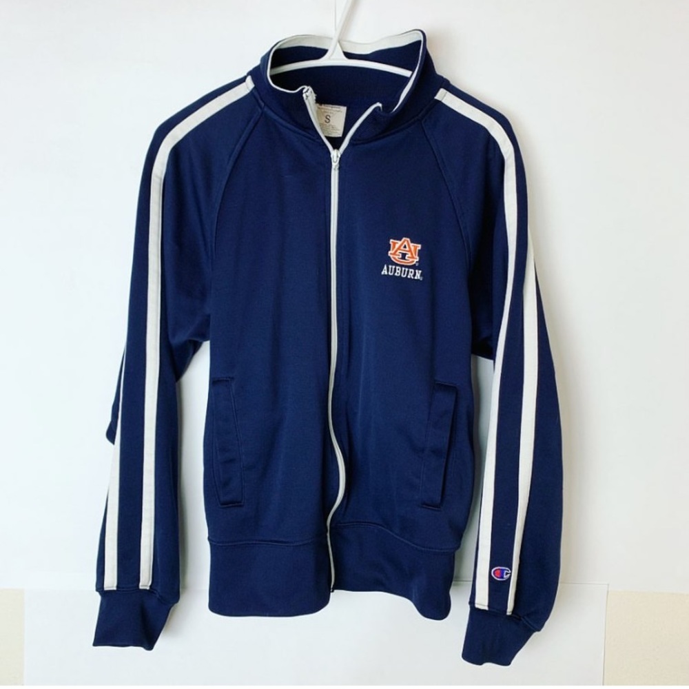 Champion Auburn Track Jacket Vtg Small